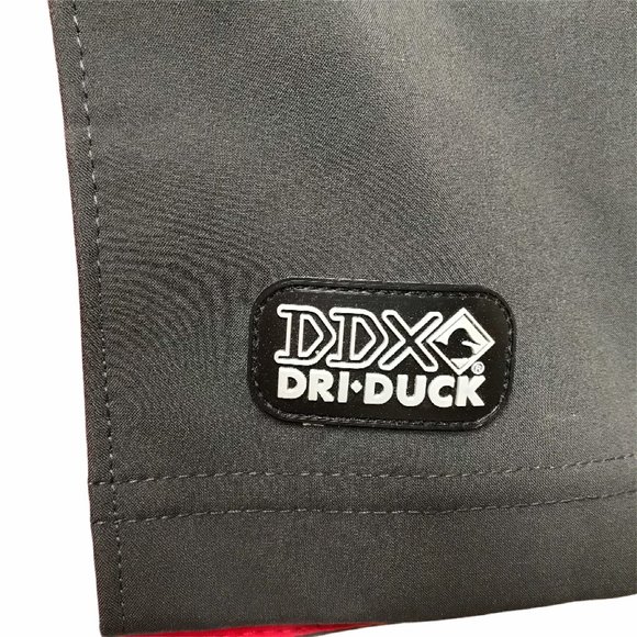 DRI-DUCK Jacket, Full Zip. Red / Gray Adult M - Picture 11 of 12